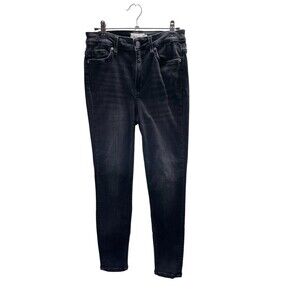 Bohme Jeans Women's Size 28 Black Cotton Blend Tapered Leg